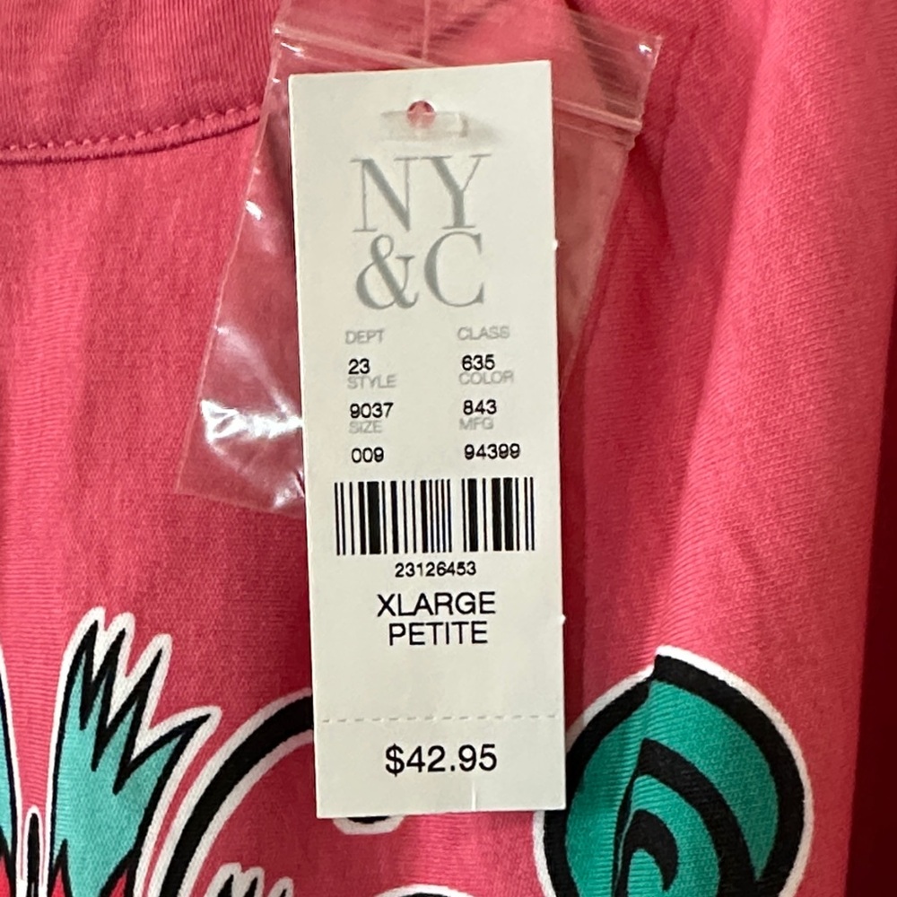 New York & Company Pink Paisley Print Dress – XL Petite – NWT - Picture 3 of 10